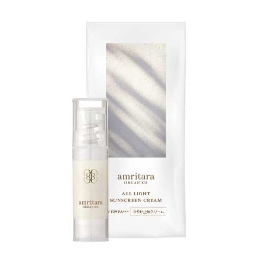 【amritara】オールライトサンスクリーンクリーム SPF29 PA+++ トライアルサイズ