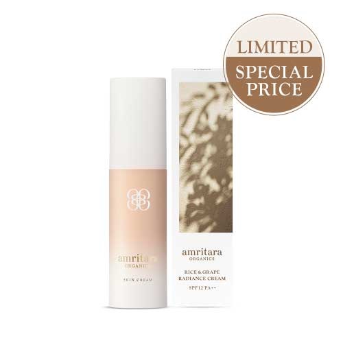 【amritara】ライス&グレープ ラディエンスクリーム SPF12 PA＋＋ トライアルプライス