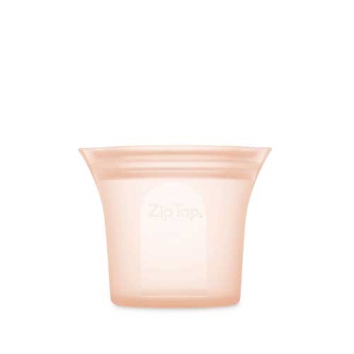 【ジップトップ】ショートカップ ＜全３色＞(ピーチ)