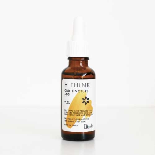 H THINK】CBDアイソレートティンクチャー ユズ 30mL ｜Biople