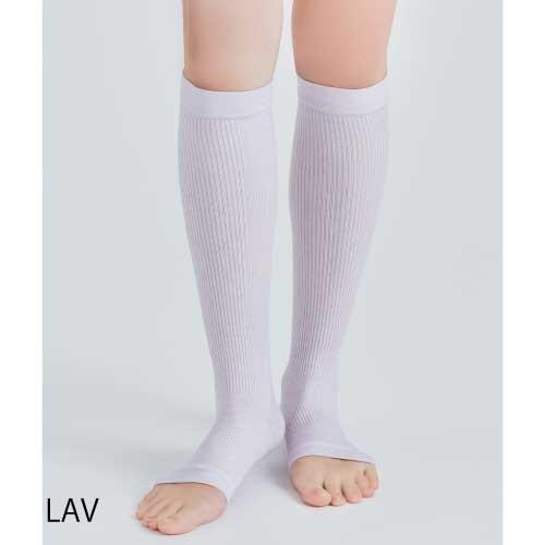 【Ballelite】着圧キュアソックス  ＜全2色＞(LAV)