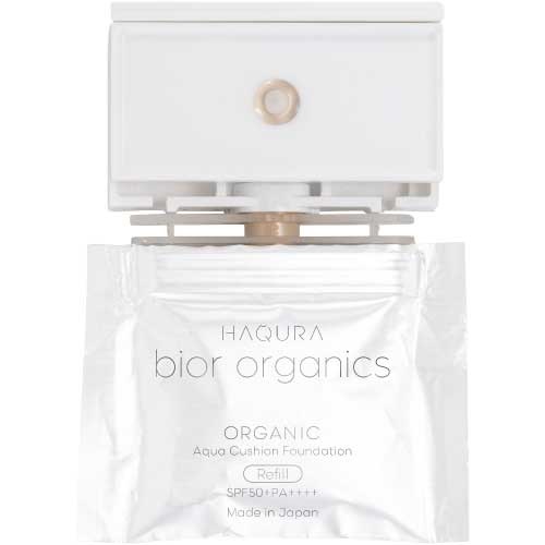 bior organics】オーガニックアクア エアレスクッション ハクラビ