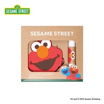 セサミストリート＞リップクリーム＆シリコンケース エルモ