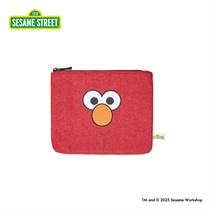 エルモ　レディースのみ セサミストリート＞デニム風ポーチ エルモ ｜Biople WEB STORE