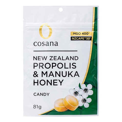 【COSANA】NZ産プロポリス入りマヌカハニーMGO400＋キャンディ