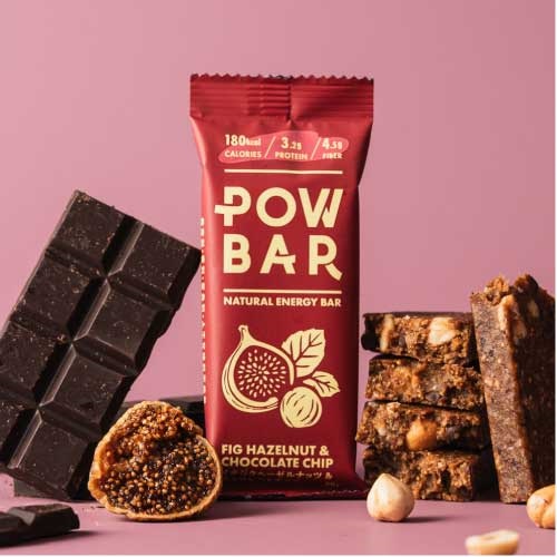 【POW BAR】イチジクヘーゼルナッツ&チョコレートチップ