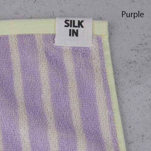 【WITHORWITHOUT】Stripe Hand Towel  ＜全2色＞(Purple)
