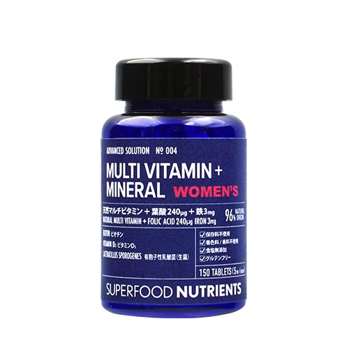 SUPERFOOD NUTRIENTS】MULTIVITAMIN&MINERALWOMEN'S（マルチビタミン 