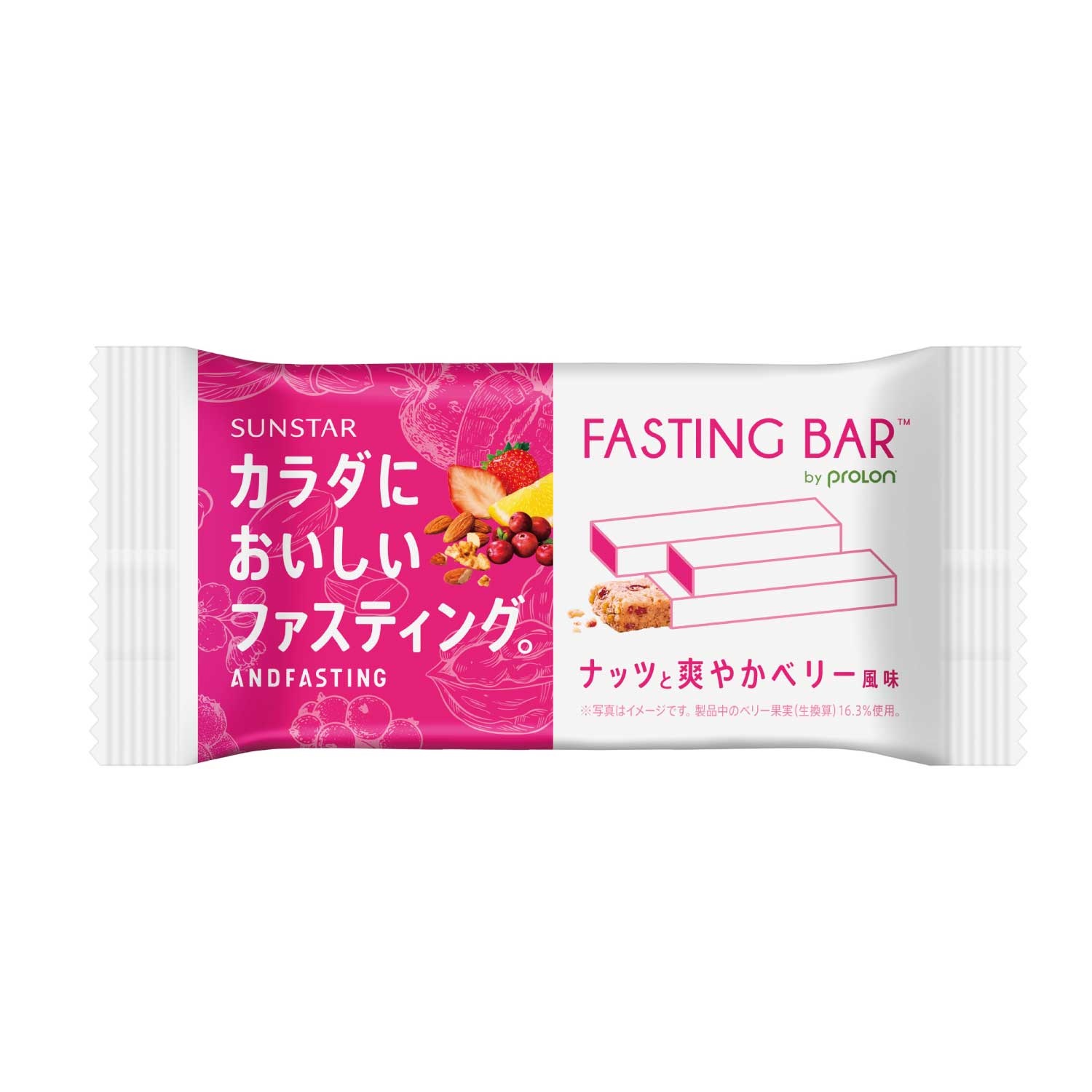 【ANDFASTING】FASTINGBARナッツと爽やかベリー風味