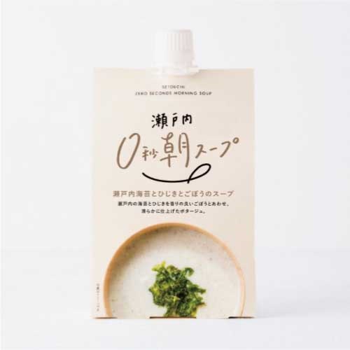 【瀬戸内０秒朝スープ】瀬戸内０秒朝スープ 海苔とひじきとごぼうのスープ