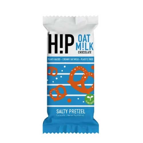 【H!P CHOCOLATE】Salty Pretzel Oat Milk Chocolate miniBar 25g