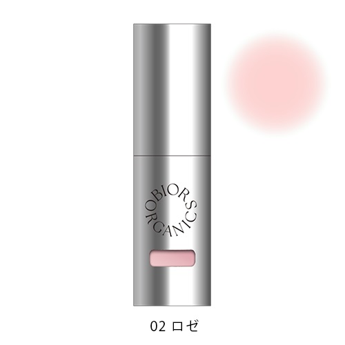 【bior organics】オーガニックアクア フラワーミネラル アクアチーク＜ミニパフ付＞＜全3色＞(02 ロゼ)