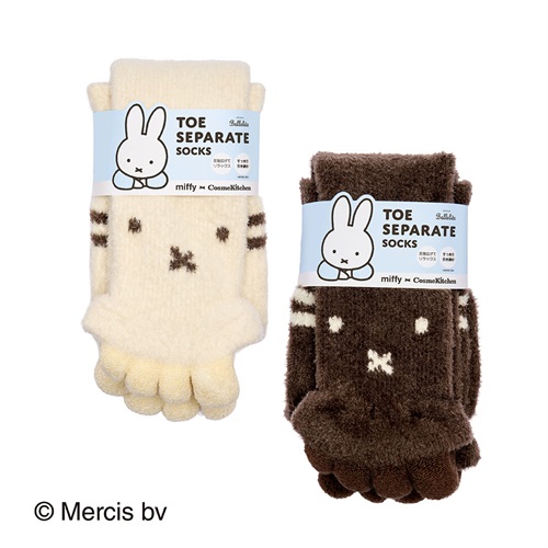 【Ballelite】＜miffy＞足指セパレートソックス＜全2色＞