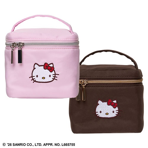 ＜5/29 18:00~追加予約＞【Cosme Kitchen】＜HELLO KITTY＞バニティポーチ＜全2色＞
