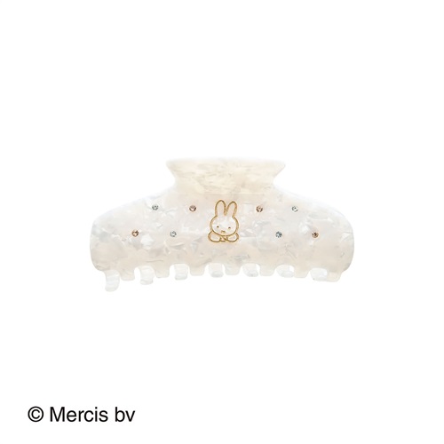 【Cosme Kitchen】＜miffy＞バンスクリップ　ラインストーン