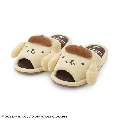 【Cosme Kitchen】＜ポムポムプリン＞パイルスリッパ