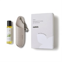 nahrin】ハーブオイル 33+7 ロールオン ケース付きキット グレー
