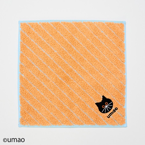 ＜先行予約＞【Cosme Kitchen】＜umao＞タオルハンカチ(ストライプ)