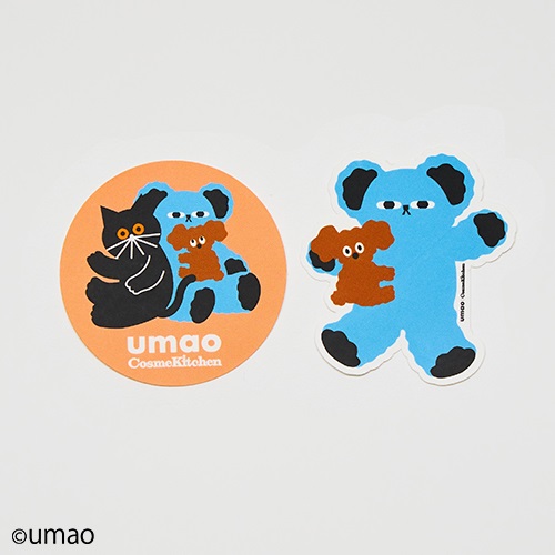 ＜先行予約＞【Cosme Kitchen】＜umao＞ステッカー２PセットB