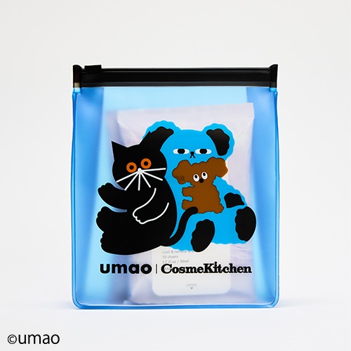 ＜先行予約＞【Mitea ORGANIC】＜umao＞アクアセラムシート2Pポーチ入りBLUE