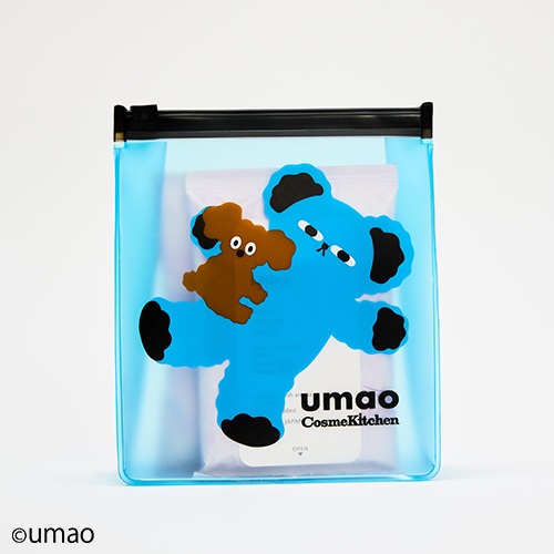 ＜先行予約＞【Mitea ORGANIC】＜umao＞アクアセラムシート2Pポーチ入り LIGHT BLUE
