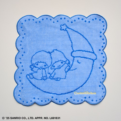 ＜先行予約＞【Cosme Kitchen】＜Kiki＆Lala＞タオルハンカチ ブルー