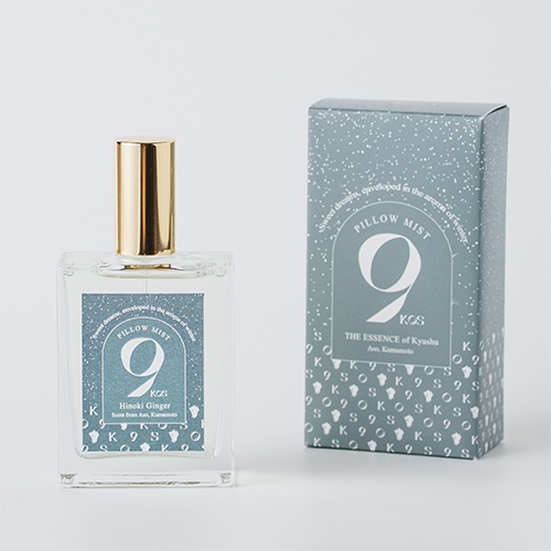 【KOSelig JAPAN】9KOSピローミストスプレー　Hinoki & Volcano Meets Ginger Floral