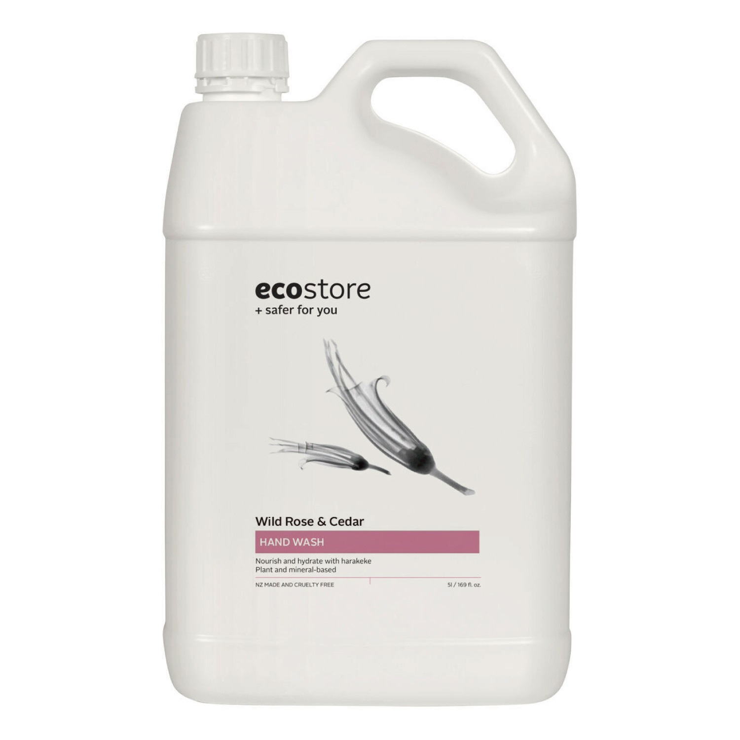 【ecostore】ハンドウォッシュ＜ワイルドローズ＆シダー＞5L