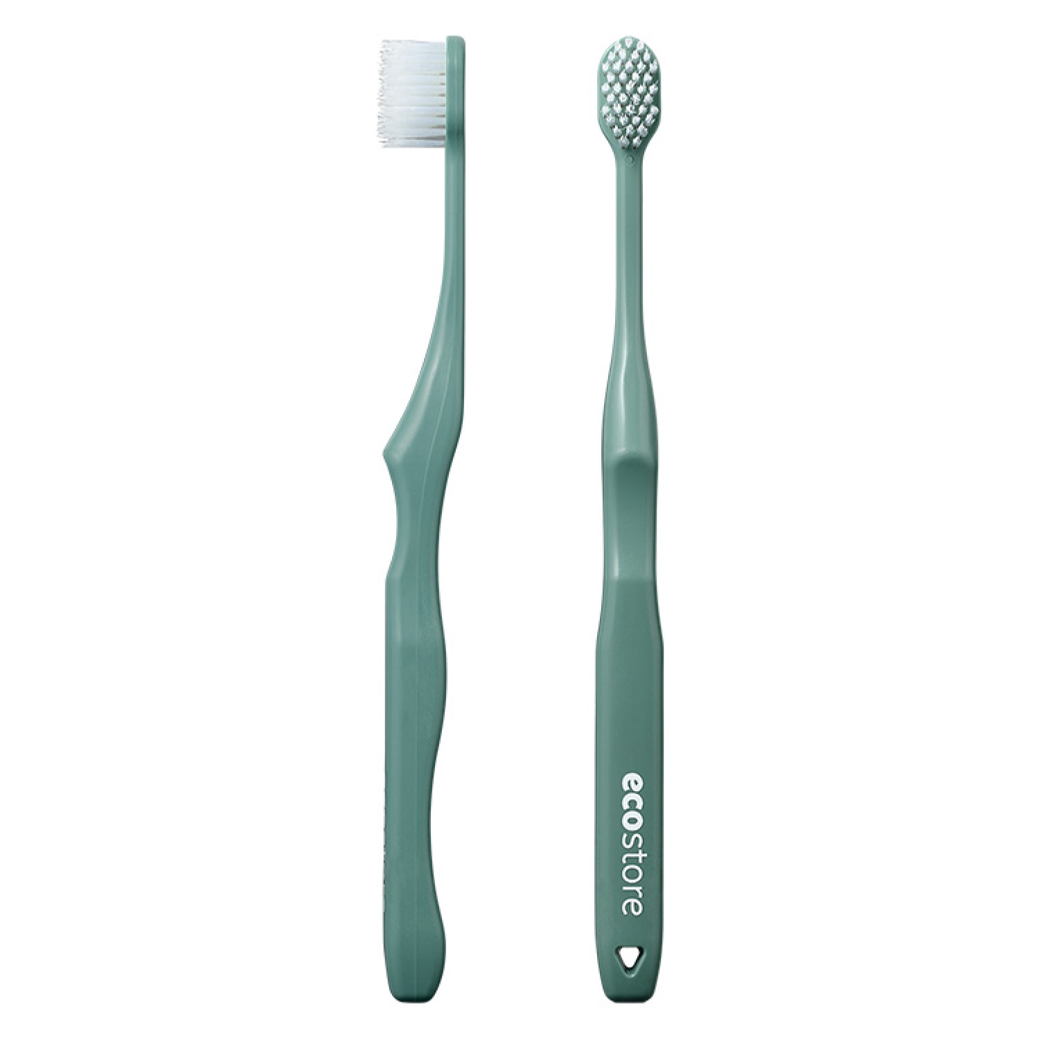 【ecostore】トゥースブラシ レギュラー ふつう　＜全５色＞(GREEN)