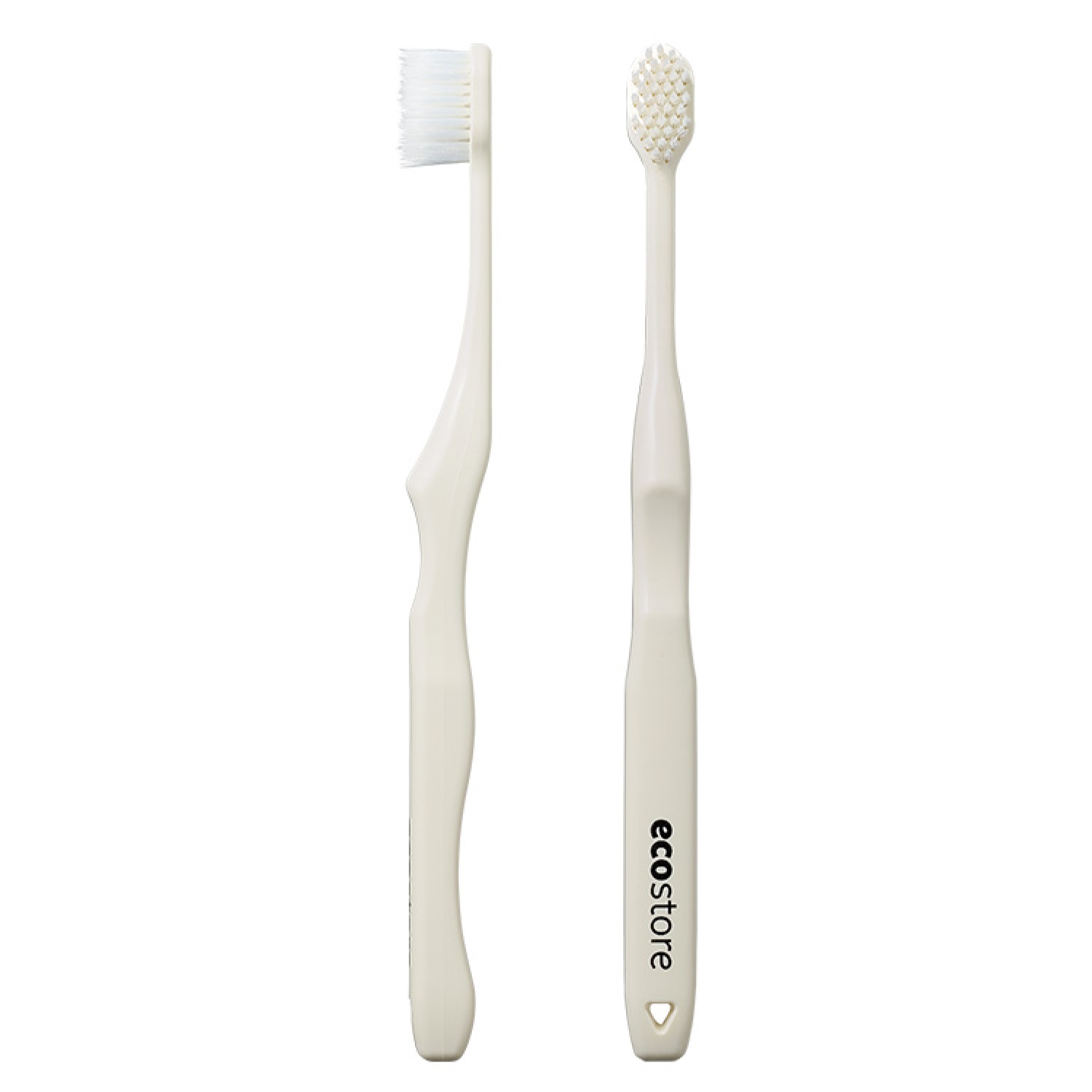 【ecostore】トゥースブラシ レギュラー ふつう　＜全５色＞(IVORY)