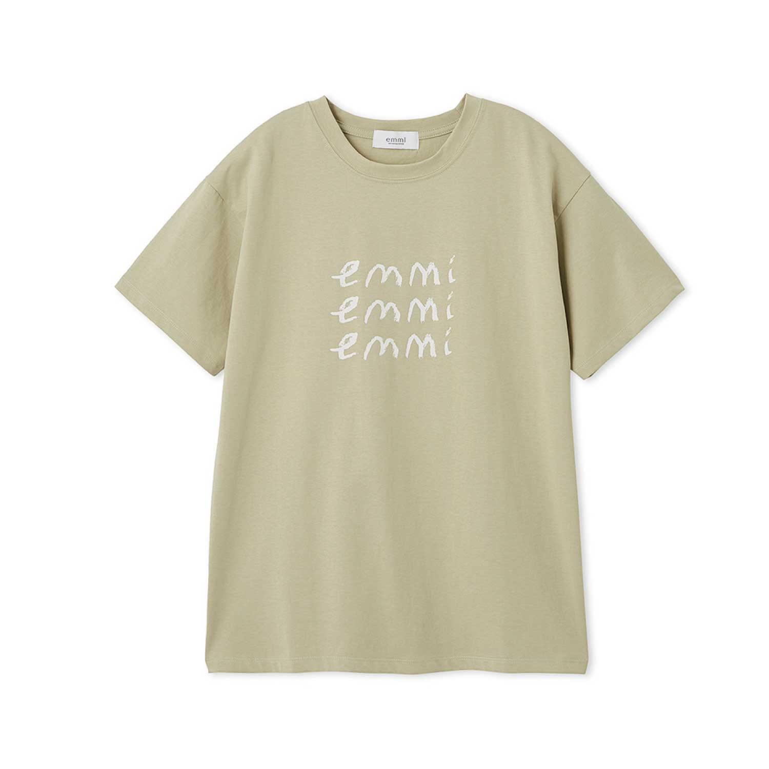 【emmi×ecostore】UpDRIFT® emmiロゴTシャツ ＜全２色＞(ミント)