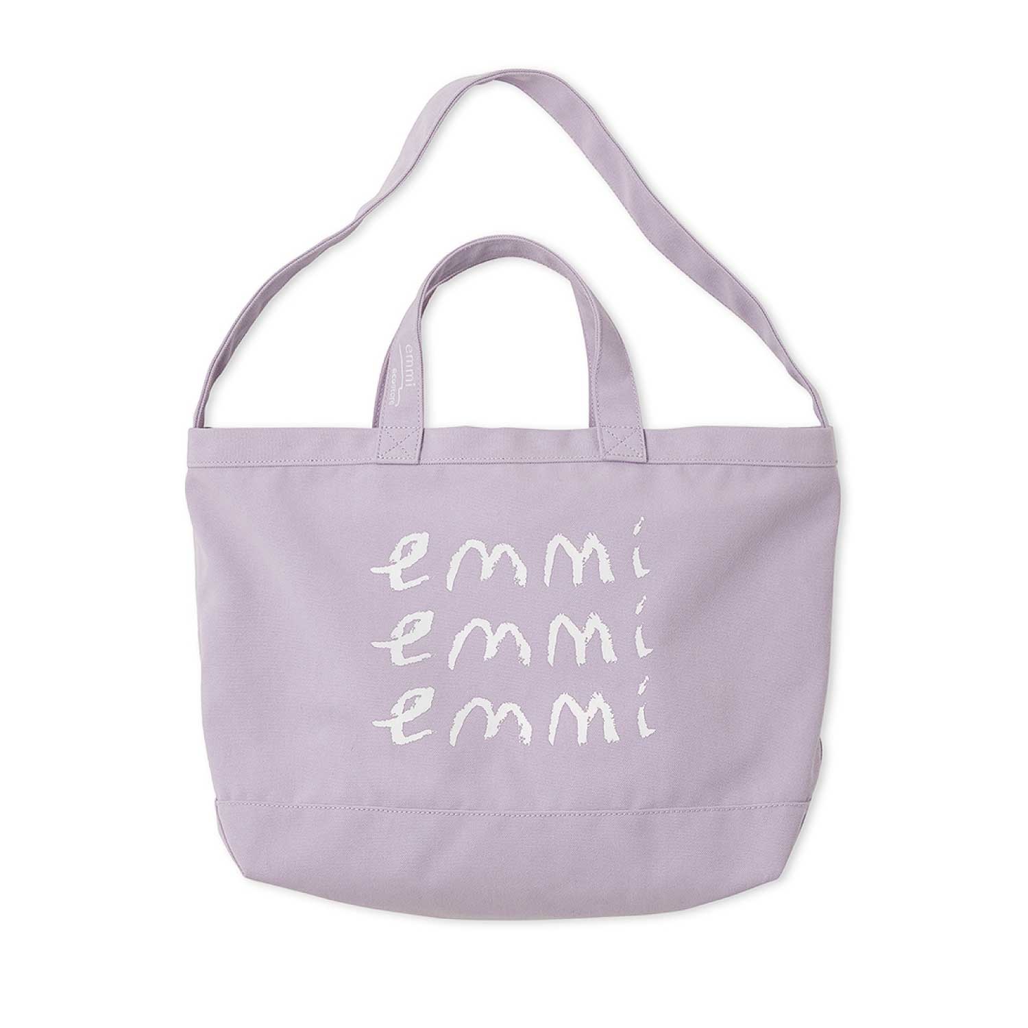 【emmi×ecostore】eco キャンバストート ＜全３色＞(パープル)