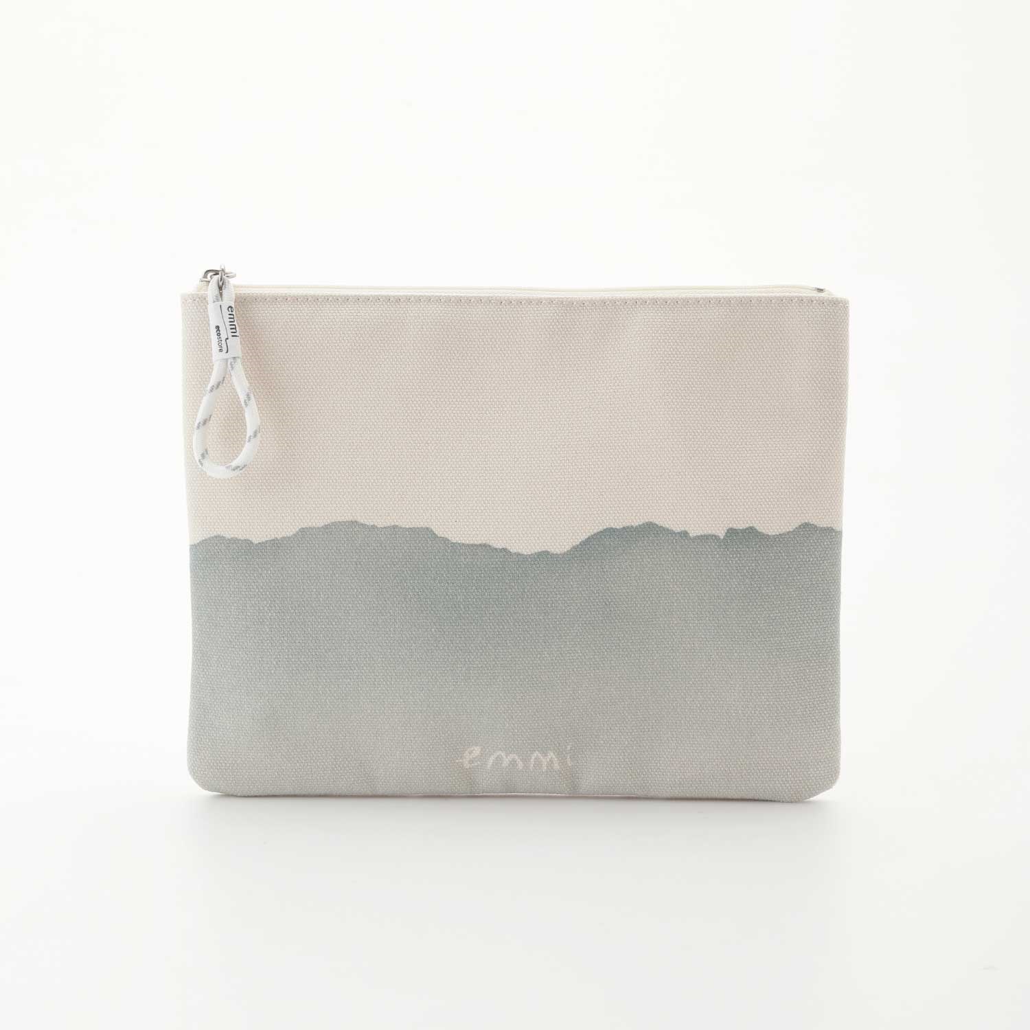 【emmi×ecostore】eco フラットポーチ ＜全３色＞
