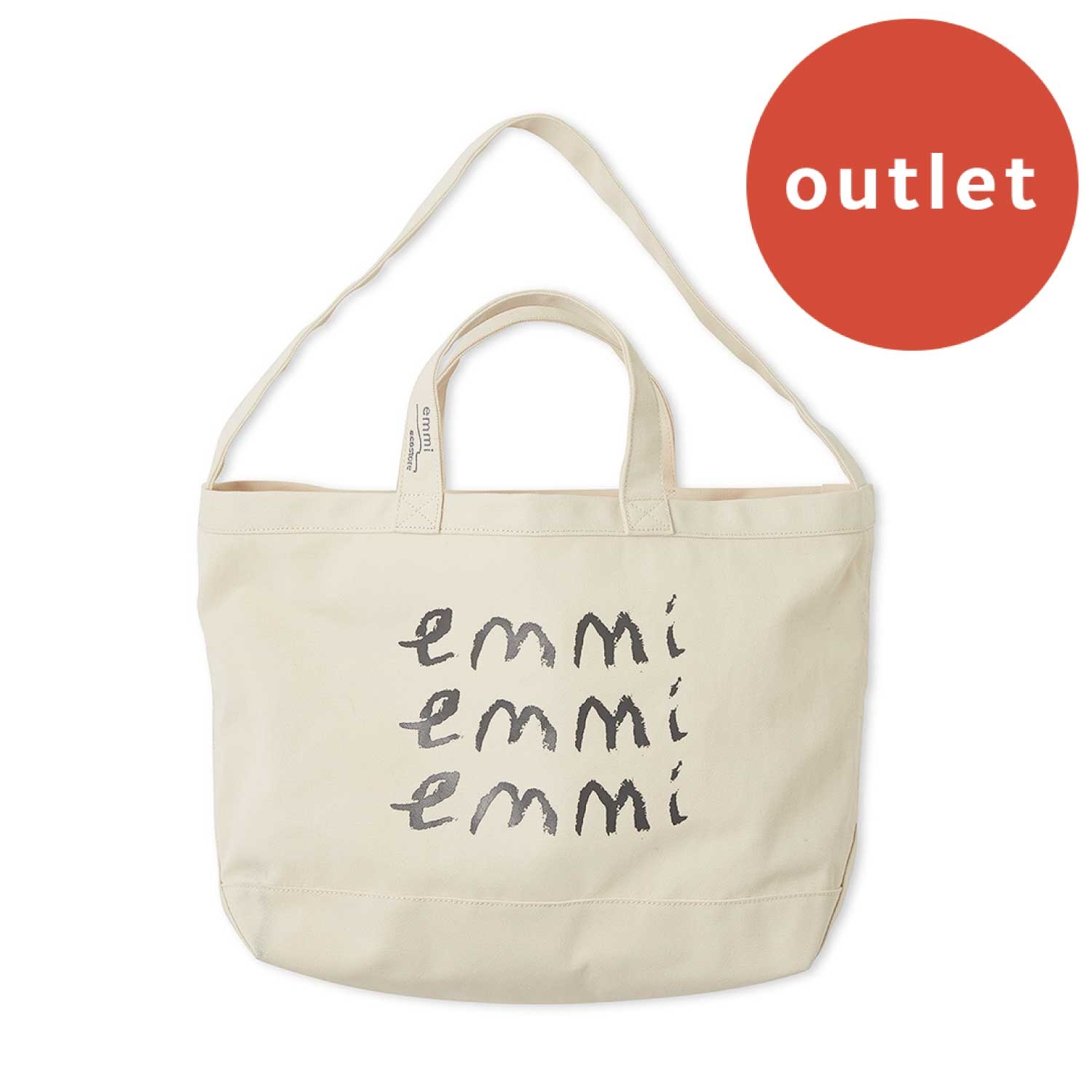 ＜アウトレット＞【emmi×ecostore】eco キャンバストート ＜全３色＞