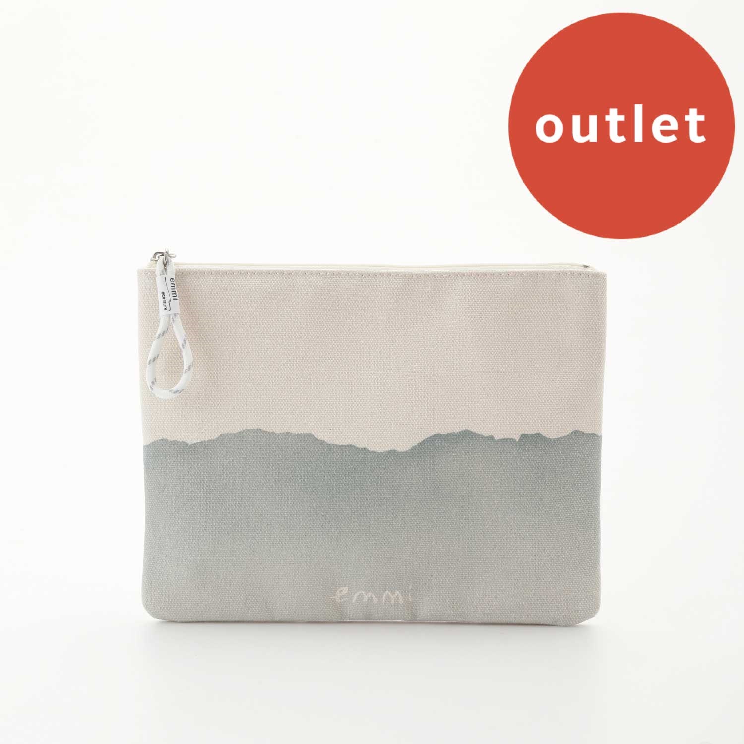 ＜アウトレット＞【emmi×ecostore】eco フラットポーチ ＜全３色＞