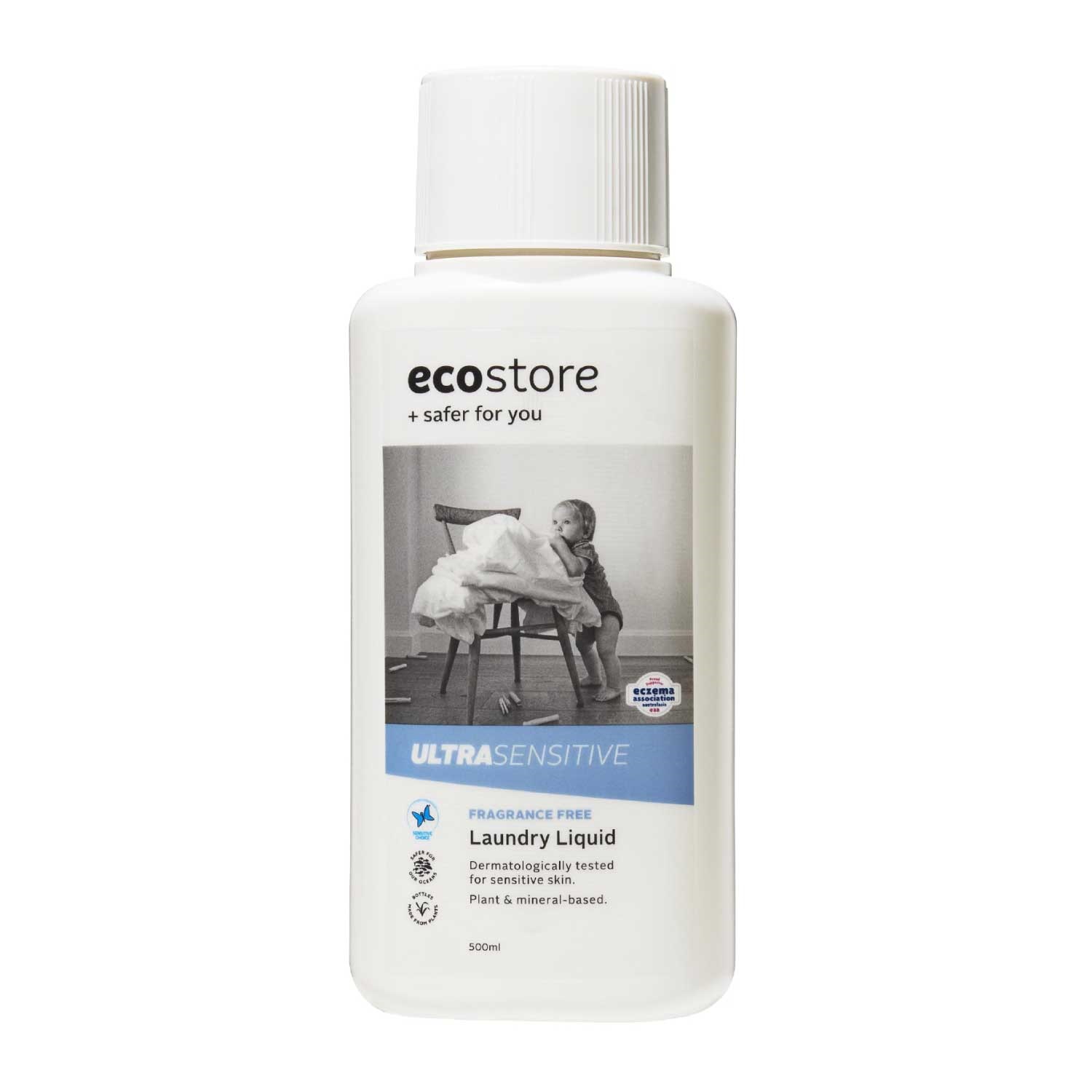 【ecostore】ランドリーリキッド＜無香料＞500ｍL