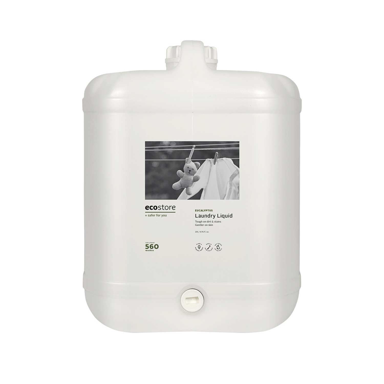 【ecostore】ランドリーリキッド ＜ユーカリ＞バルク 20L