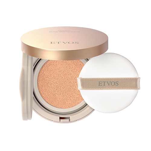 【ETVOS】ミネラルグロウスキンクッション　ライトピンク