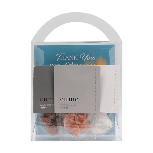 【eume】クォーツバスソルト 3色ギフトセット 花
