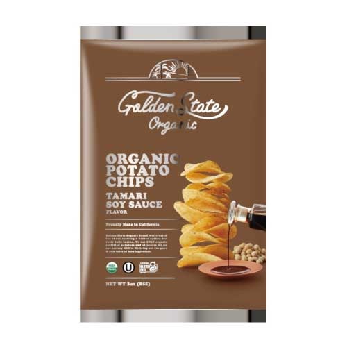 【Golden State Organic】オーガニックポテトチップス　たまり醤油風味
