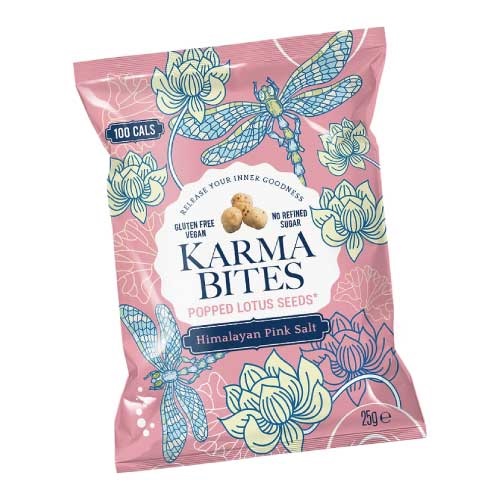 【Karma Bites】 カルマバイツ  ポップロータスシード　ヒマラヤンピンクソルト味