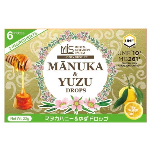 MANUKA HONEY DROPS マヌカハニー＆ゆずドロップ