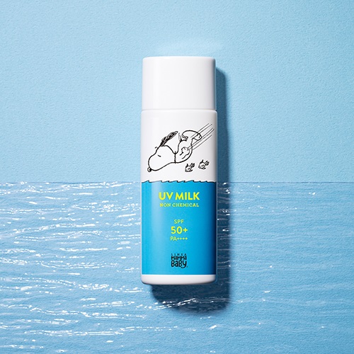 【MAMMABABY】SNOOPY ノンケミカルUVミルクSPF50+/PA++++