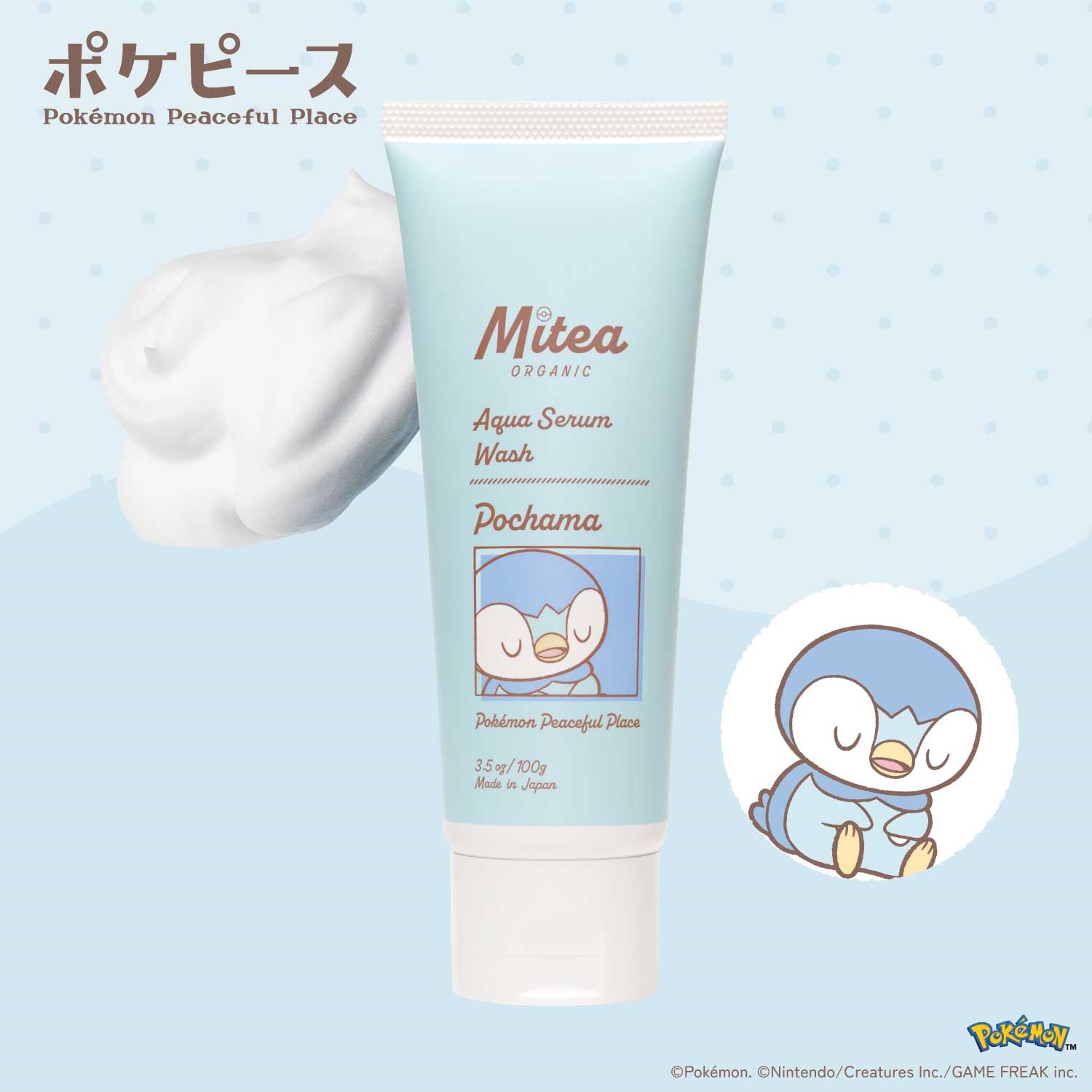 <先行予約>＜数量限定・ポケピースデザイン＞【Mitea ORGANIC】アクアセラムウォッシュ