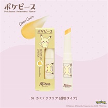 <先行予約>＜数量限定・ポケピースデザイン＞【Mitea ORGANIC】セラムオイルリップスティック06 カミナリクリア（透明タイプ）