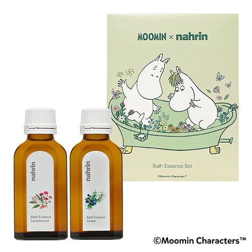 【nahrin】 MOOMIN x nahrin バスエッセンス50mLセット（サンダルウッド＋ジュニパー）