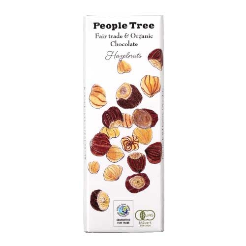 【People Tree】板チョコ・オーガニック　ヘーゼルナッツ