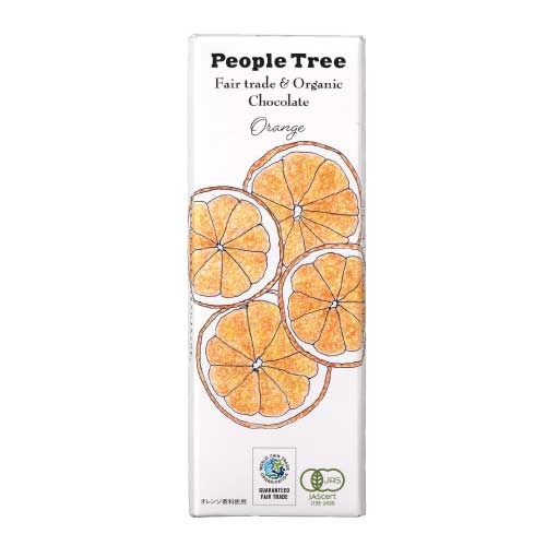 【People Tree】板チョコ・オーガニック　オレンジ