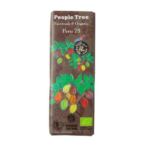 【People Tree】FTチョコビターペルー75