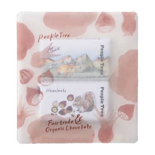【People Tree】ミニチョコセット オーガニック ミルク＆ヘーゼルナッツ